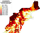 Deposition of Ba139 in the Northeastern United States, 1951-1962.