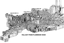 Plumbbob Hood nuclear fallout map