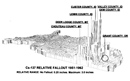 Cesium 137 deposition map US.