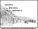 Beryllium-7 deposition map, Northeaster US