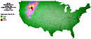 Deposition of barium-139 from shot How, from June 6 through June 14, 1952.