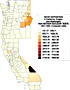 Depositions of Nd147 in California, Oregon and Washington states from nuclear tests at the Nevada Test Site from 1951 through 1962.