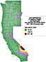 Deposition in Oregon, Washington and California for uranium-237 from nuclear tests 1951-1962.