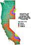 Nuclear fallout deposition in Oregon, California and Washington states from the Tumbler-Snapper series, April 1 through June 5, 1962.