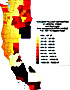 Nuclear fallout in California, Oregon and Washington from the Buster-Jangle test series, Oct. 22-Nov 29, 1951. 