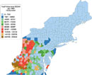 nuclear fallout northeast U.S.