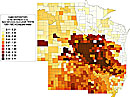 Cobalt-60 deposition in the Midwest, 1951-1962.